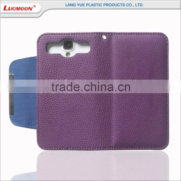 Litchi Pattern Universal Mobile Phone Diary Case Cover photo-4