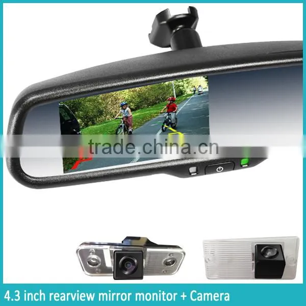 GERMID AK-043LA CAR HIGH BRIGHTNESS REAR VIEW MIRROR WITH 4.3INCH LCD OEM BRACKET SUIT FOR ANY CARS photo-2