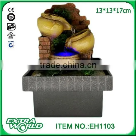 Small Pot Design Mini Fountain Battery Operated photo-2