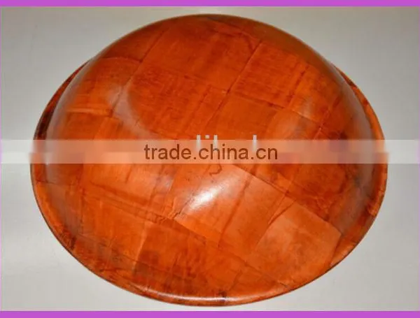 Olive Wood Made,Brown Salad Bowl,Wooden Bowl photo-3