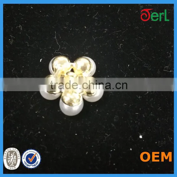 Wholesale Cheap Metal Fashion Rhinestone Buttons/pearl Rhinestone Buttons photo-2