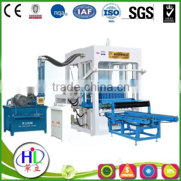 QT4-15B Medium Size Hydraulic Adobe Paving Block Making Machine With PLC Control Cabinet Price photo-3