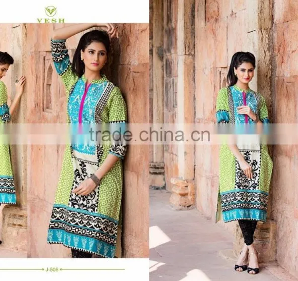Indian Stylish Long Sleeve Kurtis photo-4