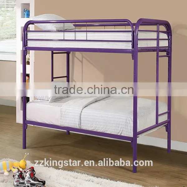 Modern School Army Dormitory Adult Metal Frame Bunk Beds