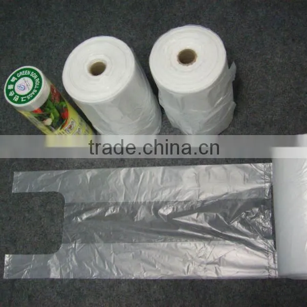 T-SHIRT BAG ON ROLL, VEST BAG ON ROLL