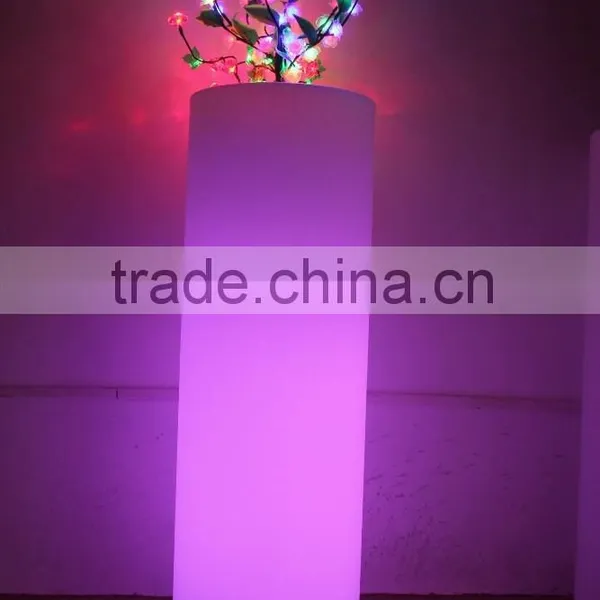 Round Tall Led Light Flower Pot photo-3