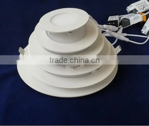 Ultra Slim 3W 6W 9W 12W 15W 18W LED Ceiling Recessed Round Flat LED Panel Lighting photo-3