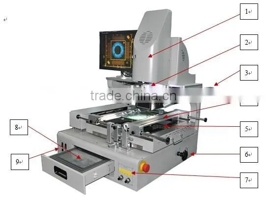 Hot Shuttle Star Rework Station for Samsung Galaxy s Mainboard RW-SV560A photo-4