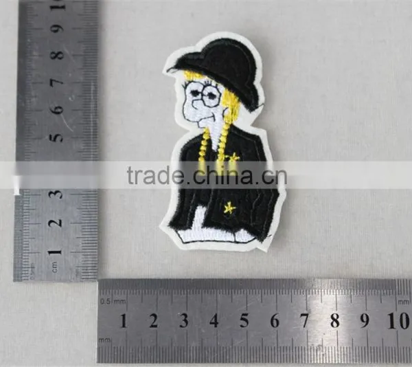 Funny Design Jeans Patches Custom Patch Sew on Patches Custom Embroidery Patch for School Uniform photo-5