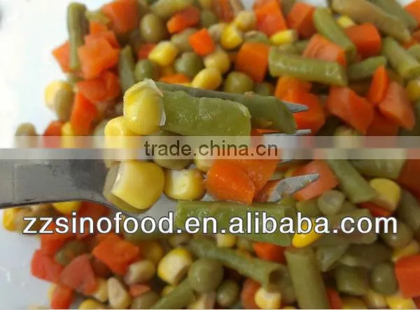 Canned Mixed Vegetable in Brine Cheap Canned Vegetable