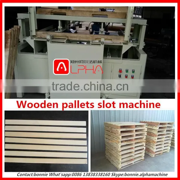 High Quality Single Slot Wood Pallet Notching Machine photo-3