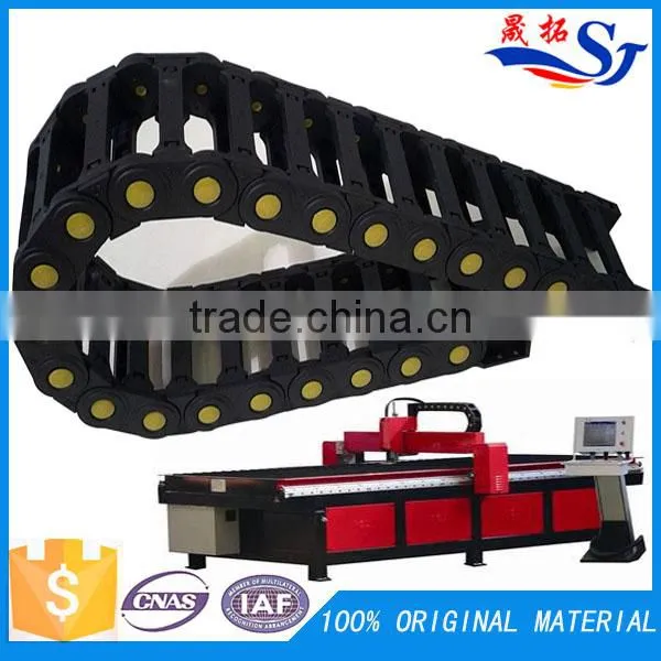 Long Working Time Black Bridge Cable Drag Chain Machine Chain
