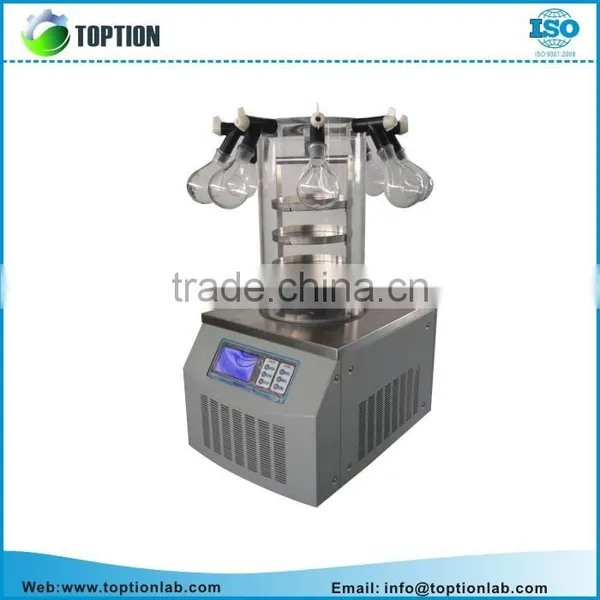 CE & ISO Approved Benchtop Vacuum Freeze Dryer Manufacturer Top Press Type Vacuum Freeze Dryer TOPT-10B for Sale photo-3
