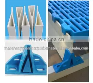 High Quality Fiberglass Support Beampoultry Glass Fibre Plastic Flooring photo-3