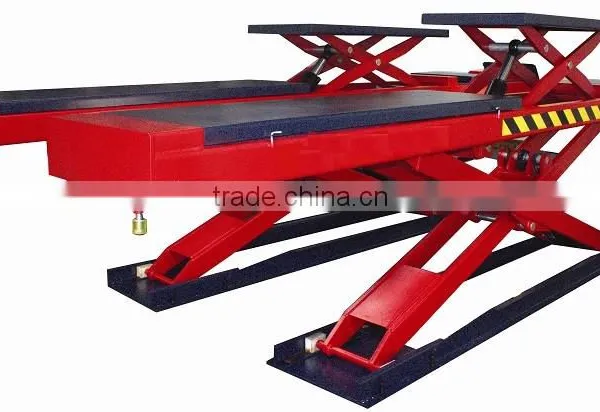 4.5T Capacity Car Scissor Alignment Lift With Rubber Pads For Protection photo-4