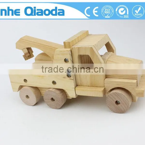 Puzzles Crane 3D Woodcraft Kit Assemble Paint DIY Toys for Kids Adults the Best Birthday Gift photo-2