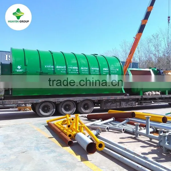 10kg-30T Waste Tyre/Plastics Recycling Machine Pyrolysis Plant To Diesel To Make Electricity photo-2