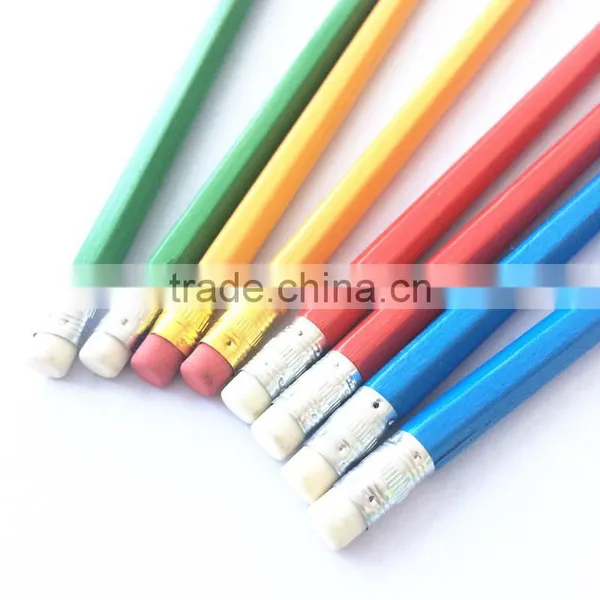 HB Wooden Pencils, 7 Inch Black Lead Pencil With Eraser photo-4