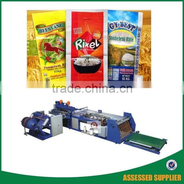 China professional Automatic PP Woven Bag Cutting and Sewing Machine