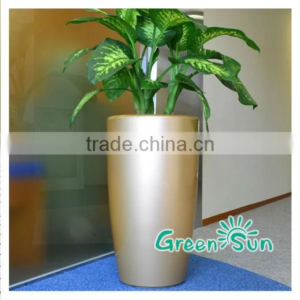 LQ3561 ABS Flower Design Planter,large Plastic Planters,cheap Plastic Planters photo-2