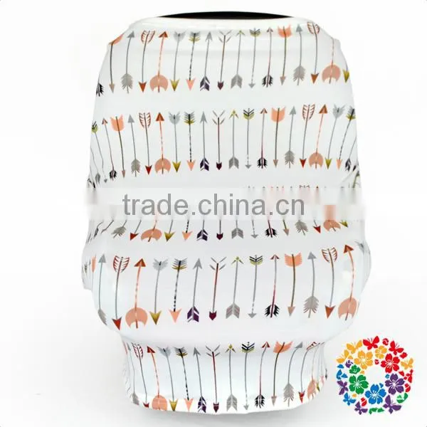 Elastic Baby Car Seat Cover Stripe Nursing Cover OEM Service Shopping Cart Cover photo-5