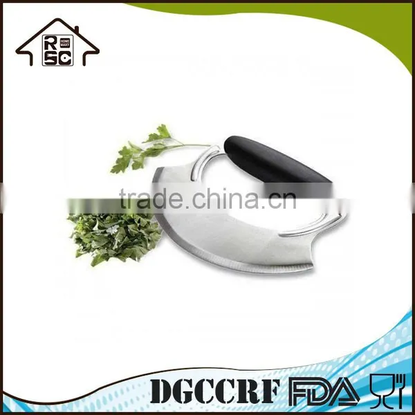 Rock-n-Chop Stainless Steel Pizza Vegetable Cutter With Silicone Handle photo-2