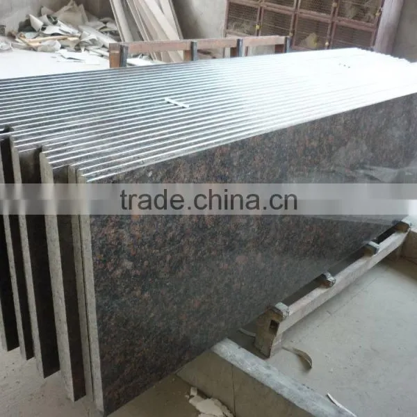 Tan Brown Granite Countertop Eased Edge Granite Countertop