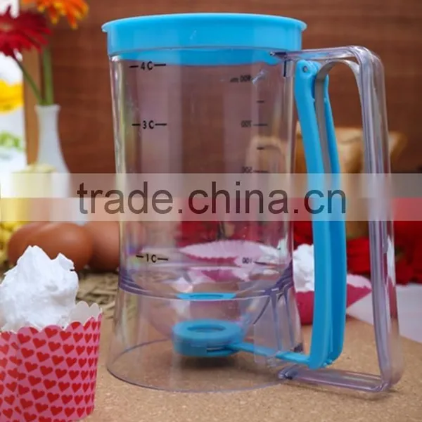 New Design Pancake Cake Batter Dispenser/Plastic Cupcake Batter Dispenser With Measuring photo-2