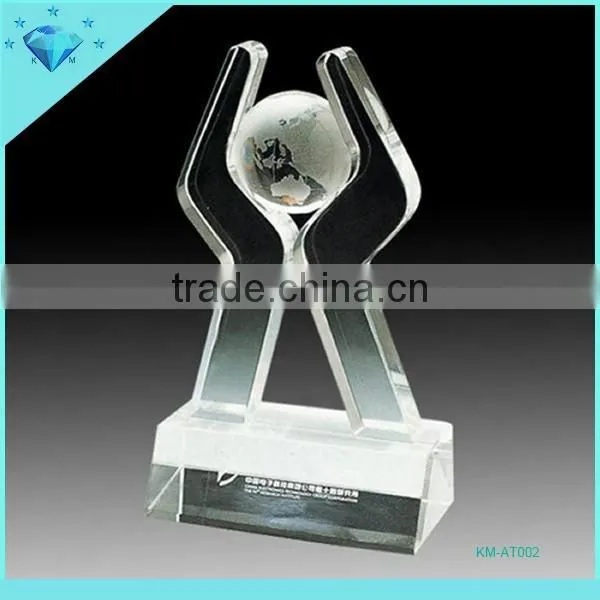 Best-selling Crescent Crystal Awards Can Add Your Logo or Words photo-3