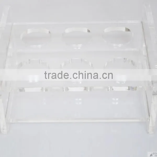 Barware High Quality Clear Acrylic Wine Bottle Holder photo-5