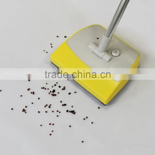 High Efficient Cordless Floor Sweeper With Double Brush Wheels photo-4