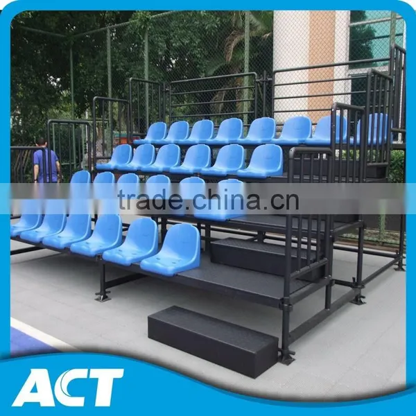 Temporary Steel Grandstand, Grandstand Chairs With Plastic Gym Seats