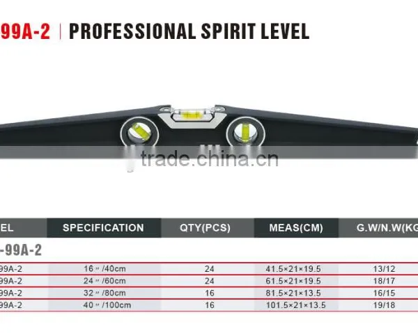 Precision Spirit Levels 0.5 MM/M 3 Vials Levels Good Accuracy Bridge Levels photo-2