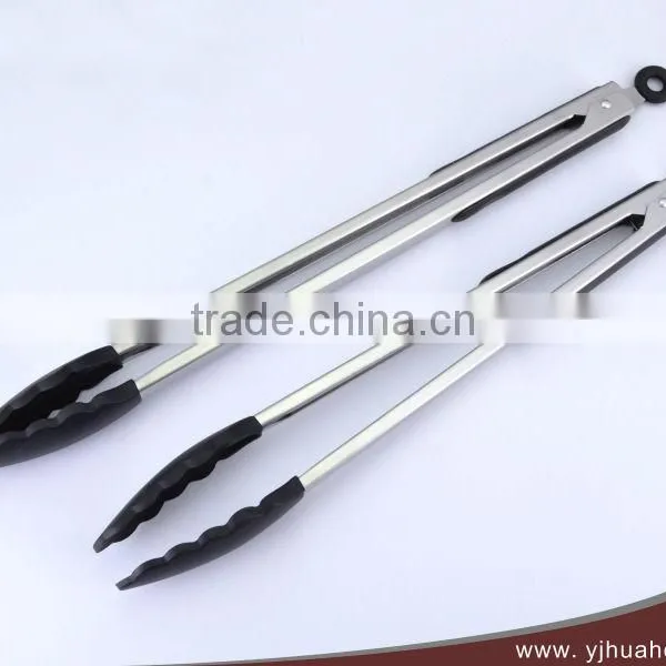16" Skidproof Handle Silicone Food Tongs HFT-S01A