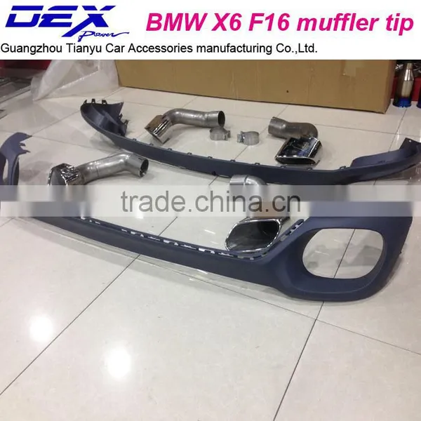 Automotive Parts for B~MW X6 F16 Muffler Tip PP Rear Diffuser photo-2