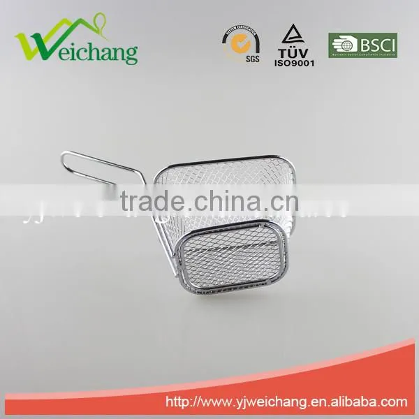 WCE6055 Hot Sale Fries Basket Stainless Steel Frying Basket/kitchen Cooking Basket photo-2