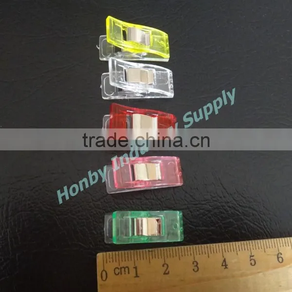 Patchwork Fabric 27mm Coloured Plastic Sewing Wonder Clamp photo-4