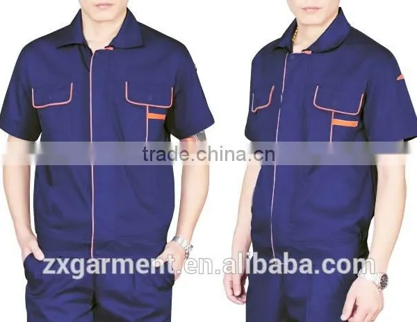 2016 OEM Unisex Overall Uniforms Short Sleeve Workwear photo-4