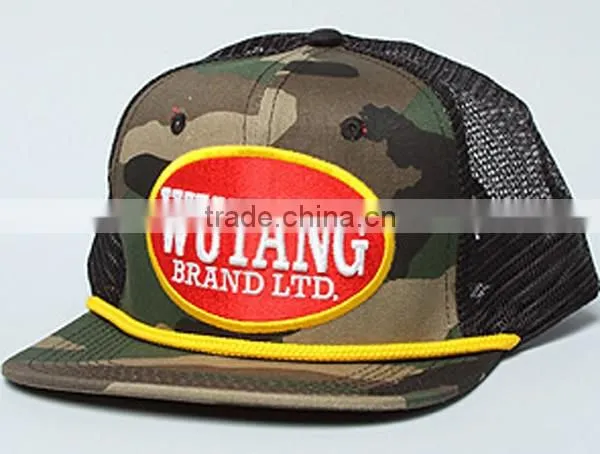 Custom Embroidery Logo 5 Panel With Rope Most Fashion Mesh Cap photo-3