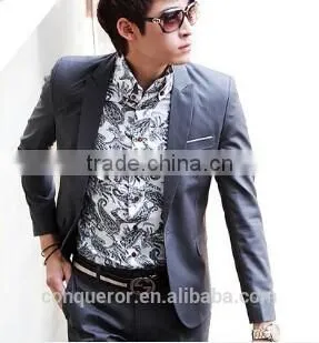 Formal Official Men Slim Fit Suit BSPS0258 photo-3