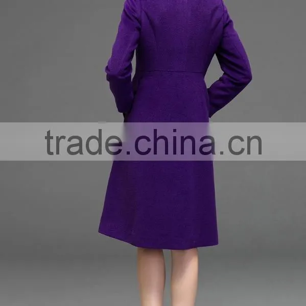 Made To Measure Women's Warm Winter Wool Overcoat Long Coat Fashion Outwear photo-3