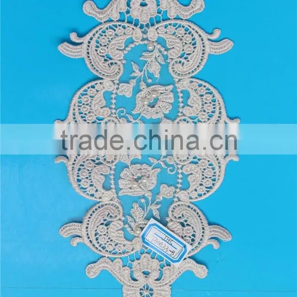 Newest cheap floral applique embroidered patches flower design