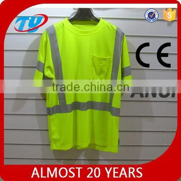 2016 High Visibility Traffic Reflective Safety T-shirt Clothing photo-3