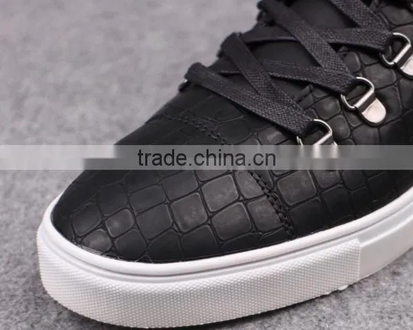 Liquidation Closeouts Men High Top pu Board Shoes With Low Price photo-5