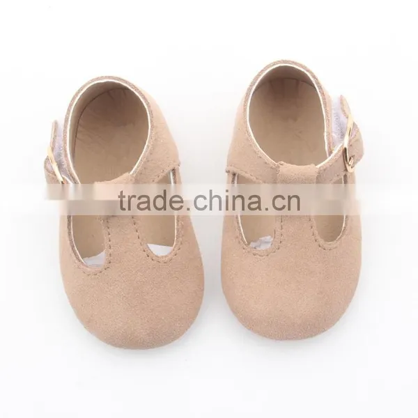 Cheap Baby T-bar Shoes 2017 Casual Soft Leather Baby Shoes photo-4