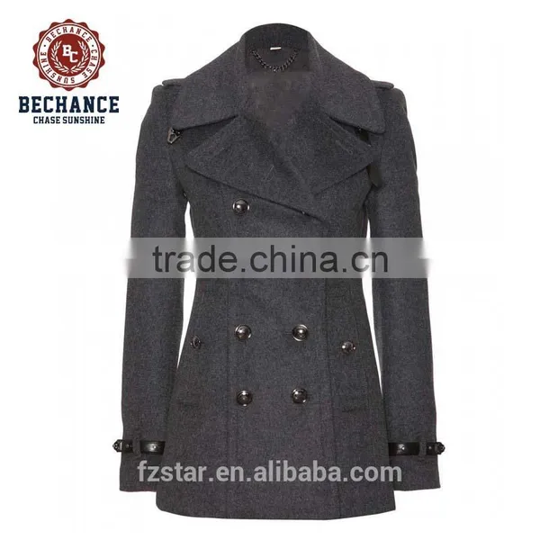 Woman's Classic Wool Reefer Jacket AE1212