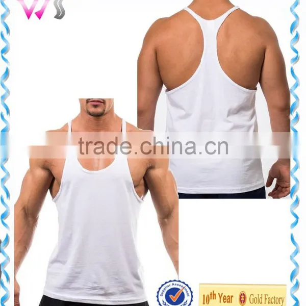 Mens Sleeveless Muscle Bodybuilding Singlets Custom Stringer Vest photo-5