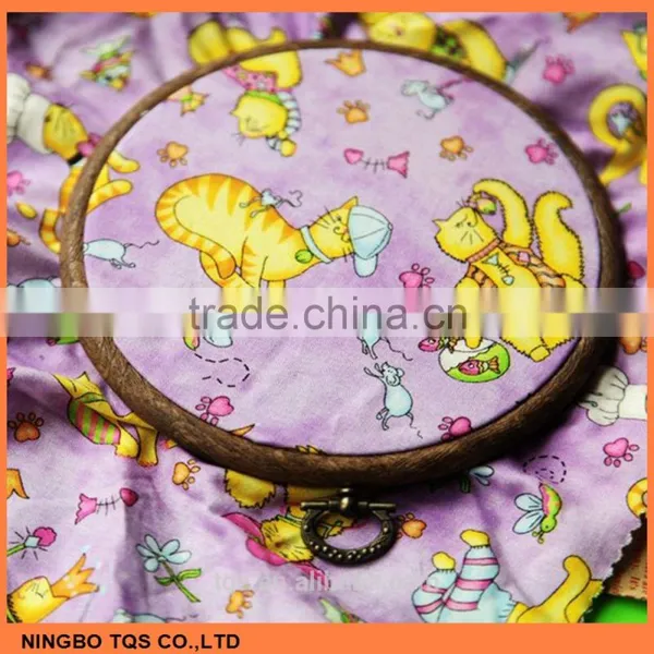 Wholesale Cross Stitch Accessory ABS Wooden Pattern Embroidery Hoops photo-6