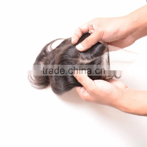 China Wholesale Market 100 Human Hair Cheap Brazilian Hair Lace Closure photo-6
