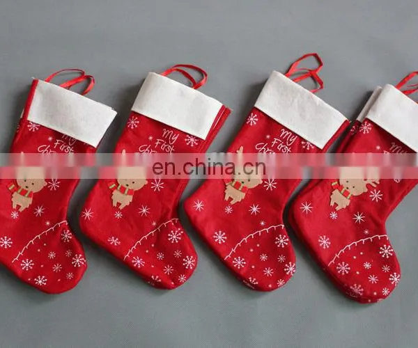 TCCC Coke Cola Factory Crazy Santa Christmas Sock